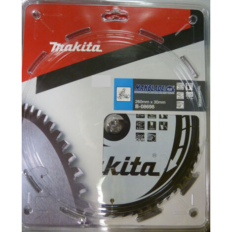 Lame de scie Makita 260x2 3x30 0 mm Z60 5°