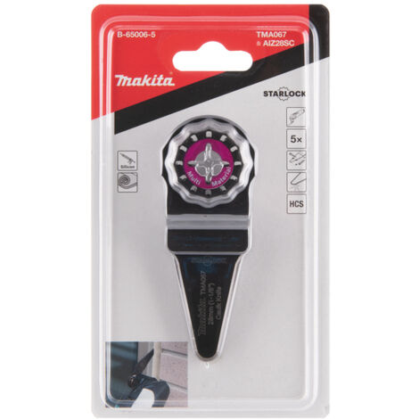 Lame de scie Makita B-65006-5 Starlock HCS 28 mm 5 unités