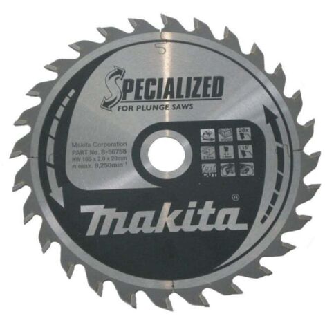 Lame de scie Makita Specialized 165x20x28Z (B-56758)
