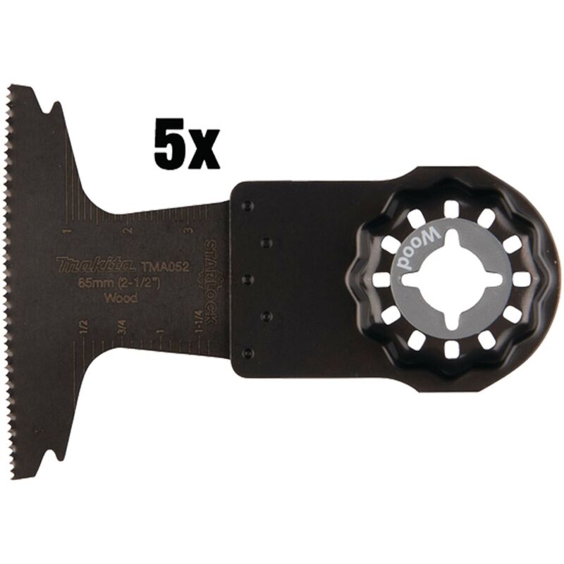 Makita - 5x lame de scie plongeante 65mm TMA052 - B-64864-5