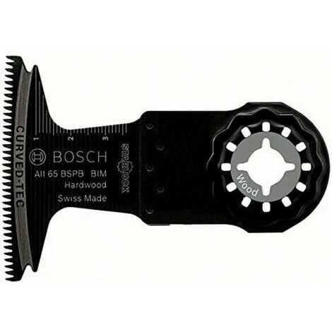 Lame de scie plongeante professionnelle en bois dur (1 pièce, pour outil multifonction Starlock) AII 65 BSPB