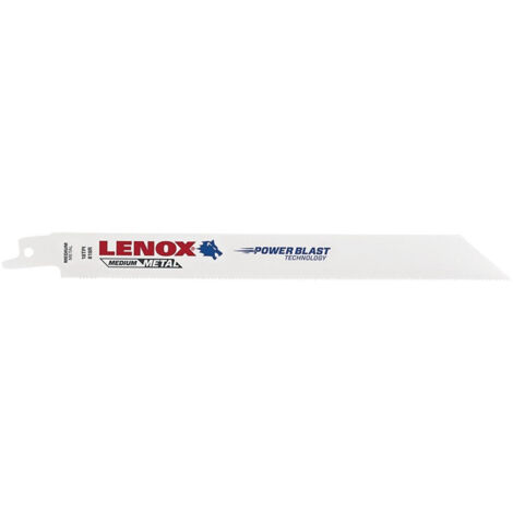 Lame de scie sabre 818R longueur 203 mm largeur 19 mm graduation de dent TPI 18