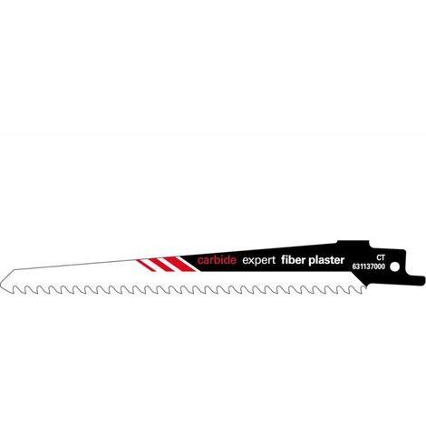 Lame de scie sabre, béton expansé, brique, série « expert », 150 x 1,25 mm, carbure, 4,3 mm/ 6 DPP metabo