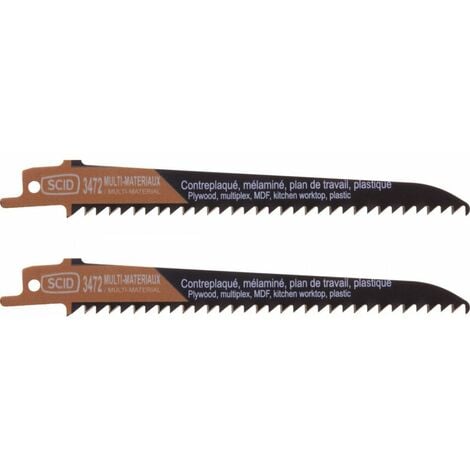 5 X Bosch S922EF 100 mm Feuille Mince Métal Alternatif Sabre Scie Recip Lames