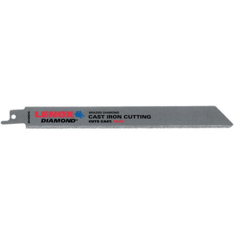 Lame de scie sabre Diamond Grit longueur 200 mm largeur 19 mm 1 pièce/carte LENO