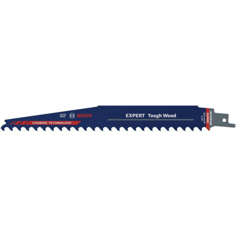 Lame de scie sabre Expert Tough Wood L.225mm B.25mm TPI 3 8.5mm 1 Unités