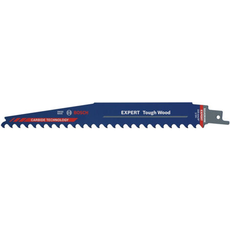 Lame de scie sabre Expert Tough Wood L.225mm B.25mm TPI 3 8.5mm 10 Unités