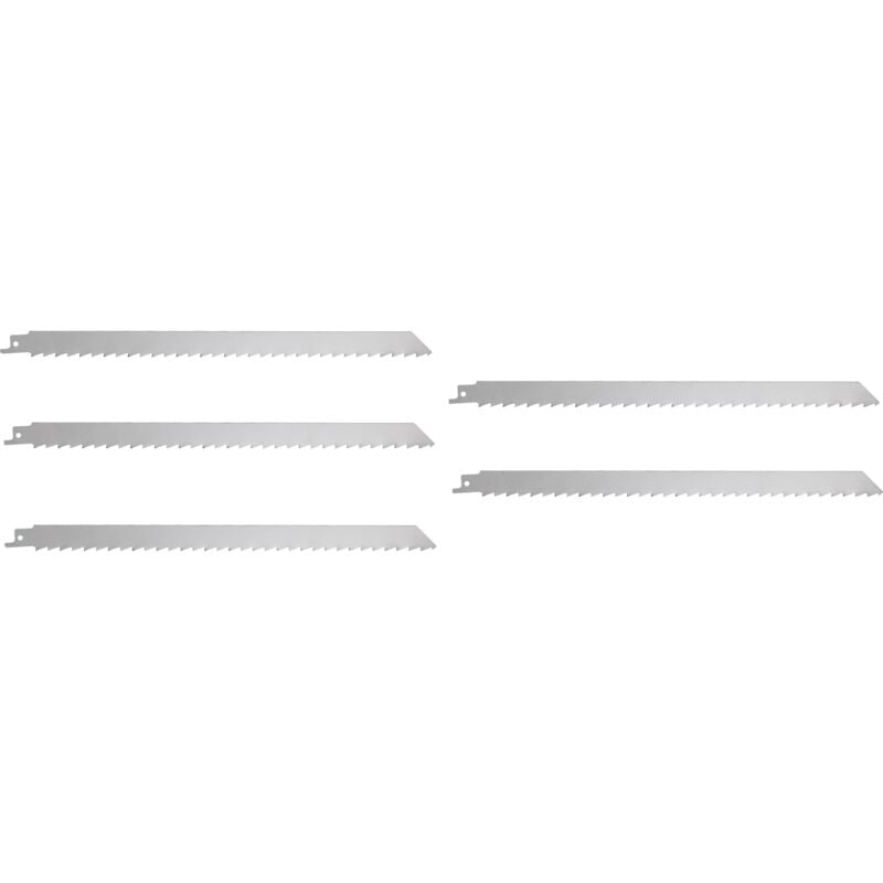 Lot de 5 lames de scie sabre inox Bahco 3944-300-3-MEAT viande et glace