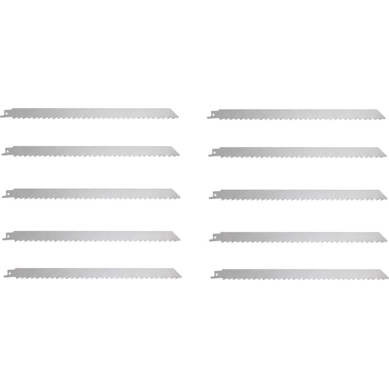 Lot de 10 lames de scie sabre inox Bahco 3944-300-3-MEAT viande et glace