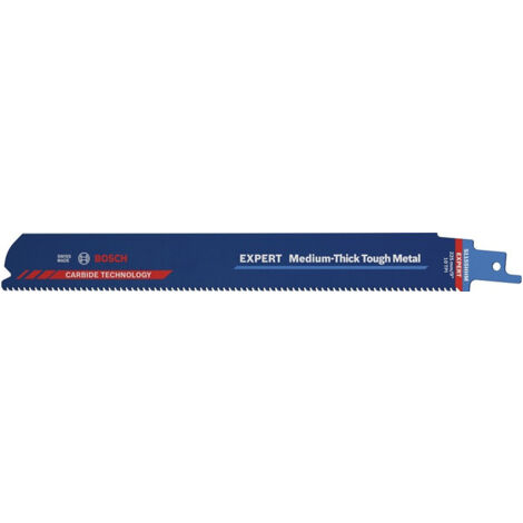 Lame de scie sabre Med.Thick Metal L.225mm B.25mm TPI 10 2.5mm 3 Unités