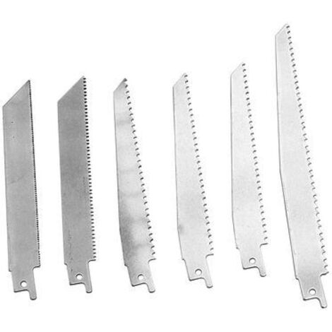 Lame de scie sabre pour G58127 - G58513 et G58608 lot de 6