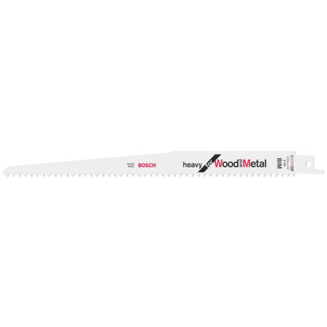Lame de scie sabre s1111df heavy pour métal et bois 225mm - BOSCH Vendu par : 5