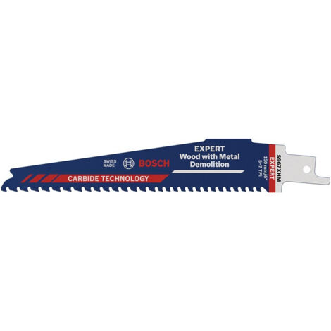 Lame de scie sabre Wood Metal Demolition S 967 XHM L.150mm B.25mm 5mm 1 St./Karte