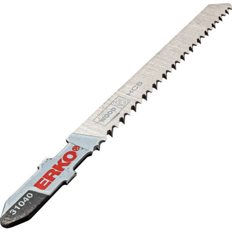 Lame de Scie Sauteuse 10 TPI - 100 mm lot de 5 Erko