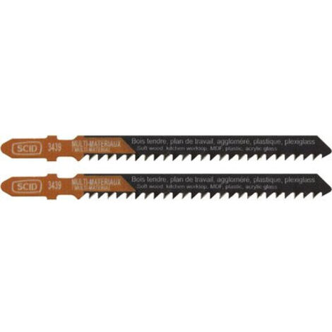 Lame De Scie Sauteuse Bois Plastique Accroche En T 100 3 Mm