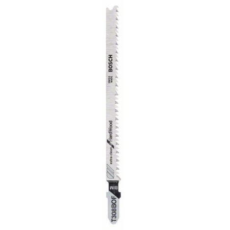 Lame de scie sauteuse Bosch T 308 BOF 117 mm