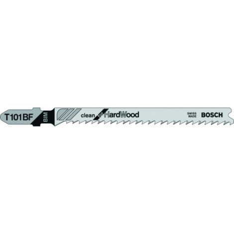 Lame de scie sauteuse Bosch T101BF 100 mm 2 unités