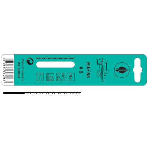 Lame de scie sauteuse ELFE® multi-dents Nr.581236 Gr.12
