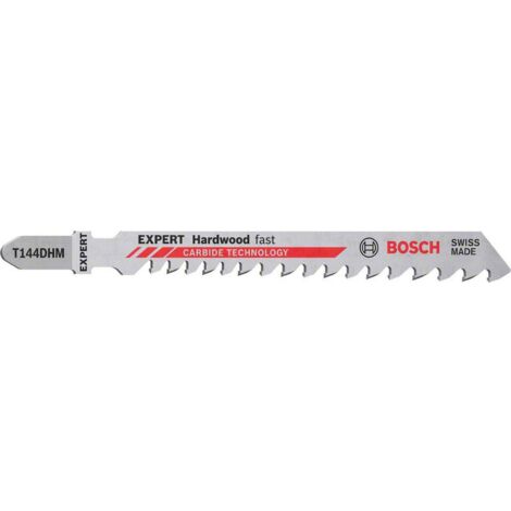 Lame de scie sauteuse EXPERT Hardwood Fast T144DHM Bosch, 10 pièces - 2608901816