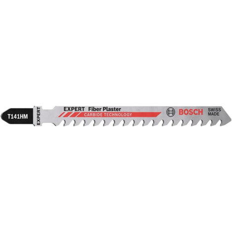 Lame de scie sauteuse Fibre Plâtre T 141 HM total L.100mm dents 4.3mm 3 pièces/carte