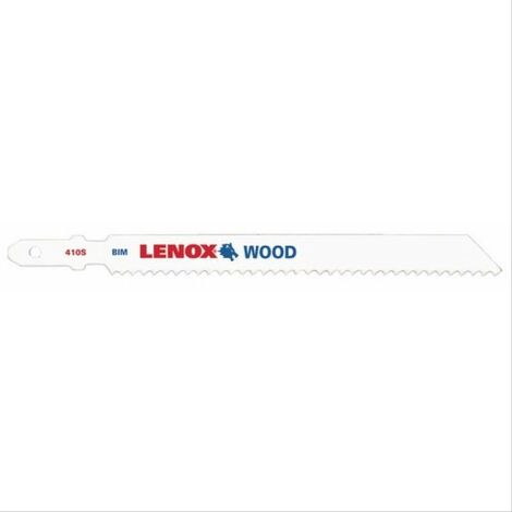 Lame de scie sauteuse pour bois - F410S Lenox L=100mm - boîte de 5