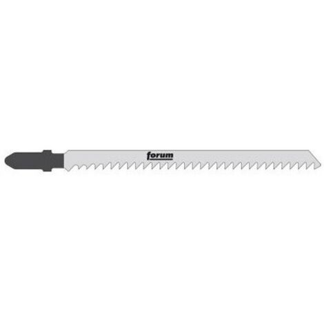 Lame de scie sauteuse pour bois tendre, coupe droite fine, Réf. Bosch : T 301 CD, Qualité de lame de scie HSC, Long. totale 117 mm, Pas de dents : 3 mm