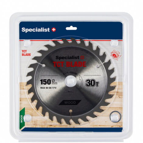 Lame de scie Specialist Wood 150x1 4x20/16 mm Z30