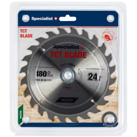Lame de scie Specialist Wood 180x1 4x30/20/16 mm Z24