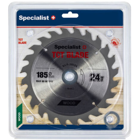 Lame de scie Specialist Wood 185x1 4x30/20/16 mm Z24