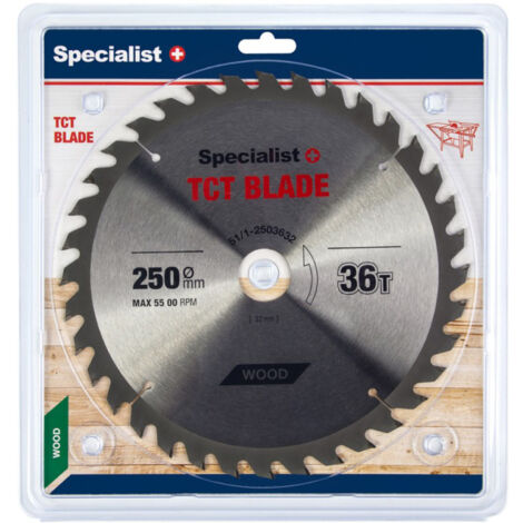 Lame de scie Specialist Wood 250x1 8x32 mm Z36