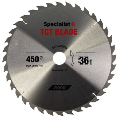 Lame de scie Specialist Wood 450x2 5x50 mm Z36