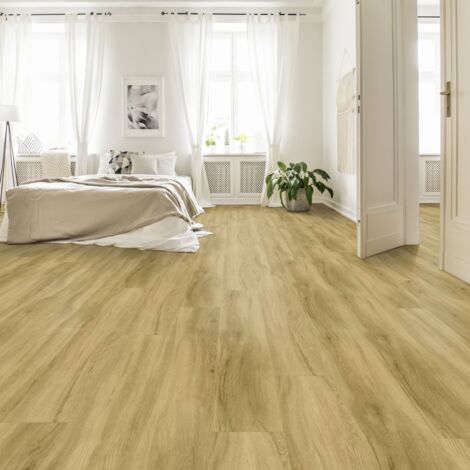 Lame de sol PVC clipsable effet bois poppy light GERFLOR - 2.10 m²