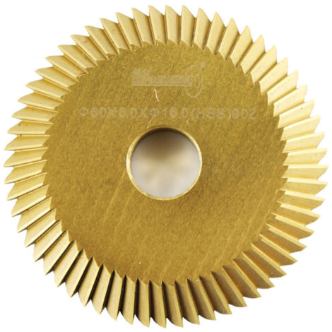 Lame de taille-clés HSS 60x6x16x90T pour taille-clés horizontaux à une seule clé