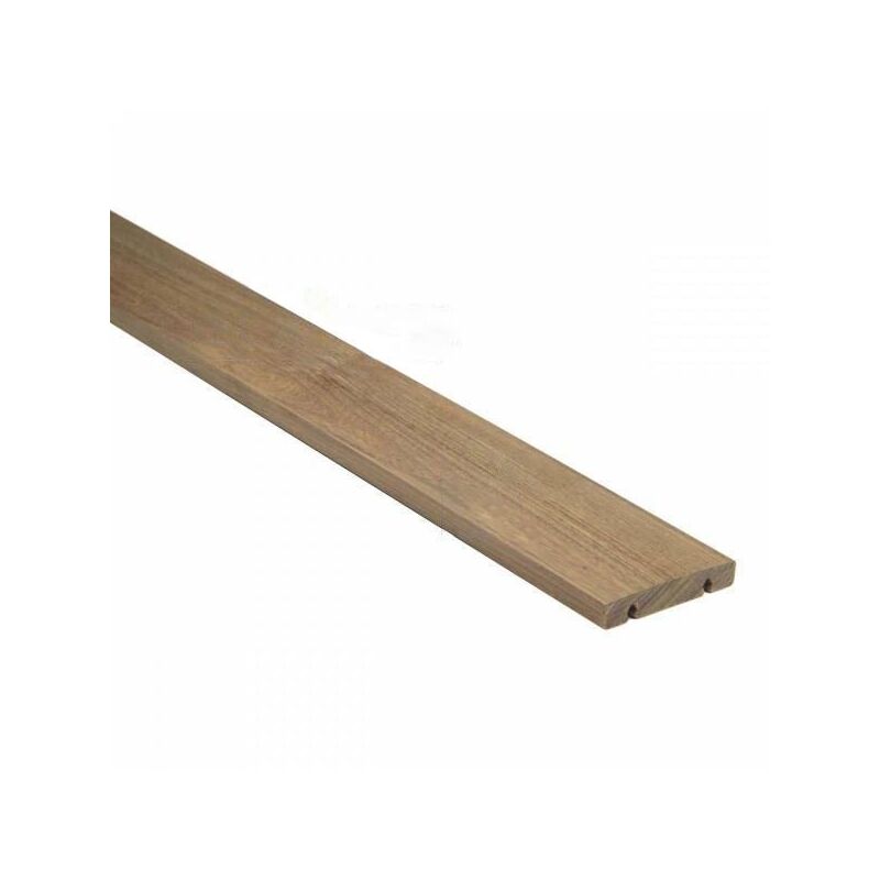 Deckibois - Lame de terrasse en ipé sec séchoir clipsable longueur gamme grad 21120mm 1 face bombée premier choix bois exotique naturellement