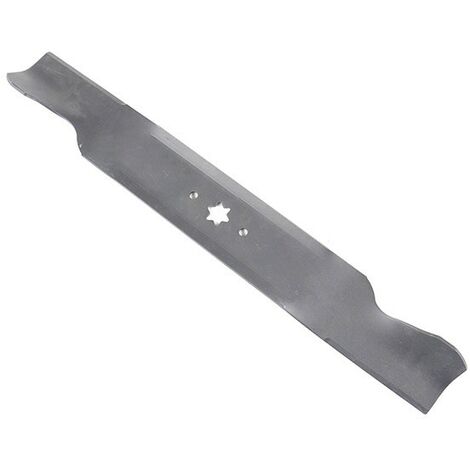 Lame de tondeuse 54 cm – Compatible tracteurs MTD – Longueur coupant à coupant 538 mm – Trou étoile 6 pointes – Alésage 8 mm