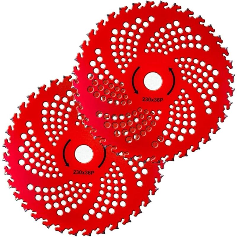 Lame de tondeuse à gazon en alliage, 9 pouces, 36 dents, acier tungstène 230, acier au manganèse, outils de jardinage