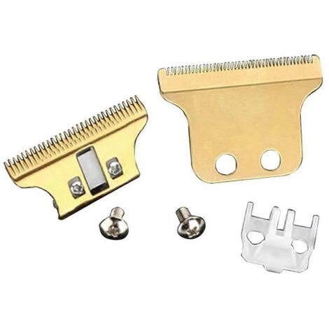 Lame de tondeuse dorée pour accessoires de coiffure 8081/8171
