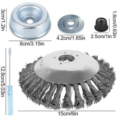 lame De Tondeuse  Gazon 6 Pouces, Accessoire De Tondeuse  Gazon Universel Roue De Remplacement Pour Tondeuse  Gazon Noue Lame De Tondeuse  Gazon D