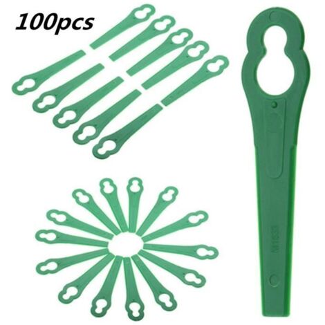 Lame de tronçonneuse de remplacement en plastique pour Florabest LIDL FRTA 20 A1, modèle green -B.