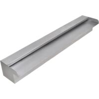 Lame d'eau rectangulaire 60 cm Acier inoxydable pour piscine