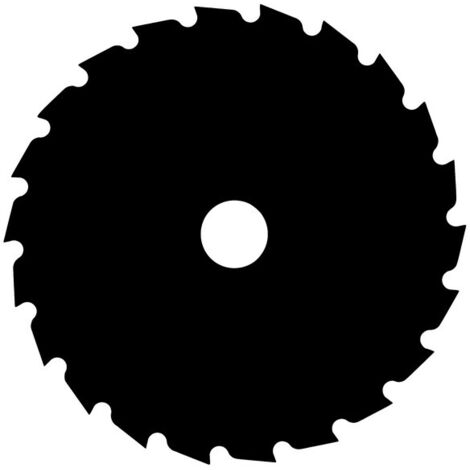 Lame débroussailleuse 200mm – 22 dents à pointes douces – Pour grosses broussailles et roseaux – Alésage 25.4mm