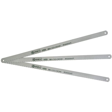 Lame di Ricambio HSS per Sega Seghetto 300 mm 3 Pz Masidef