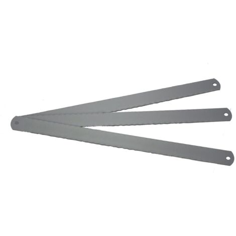 Lame di Ricambio in Metallo per Sega Seghetto Archetto 300 mm Pz 3 Masidef