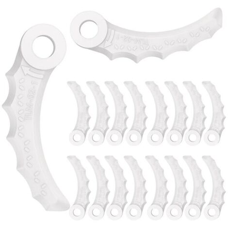 Lame di ricambio in plastica KZQ da 24 pezzi per tosaerba Makita 198426-9