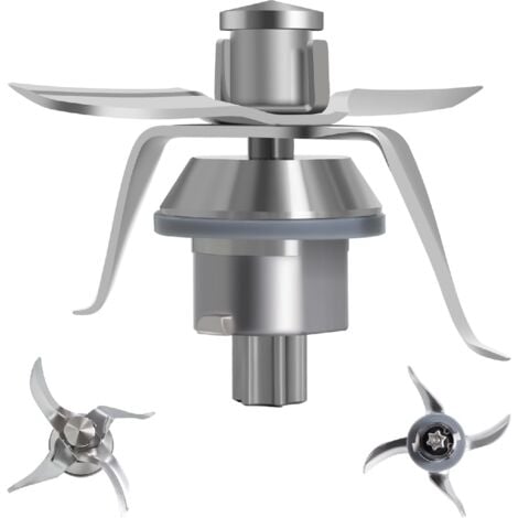 Lame di ricambio YMYNY TM21 compatibili con il robot da cucina Vorwerk Thermomix TM21 in acciaio inox con guarnizione