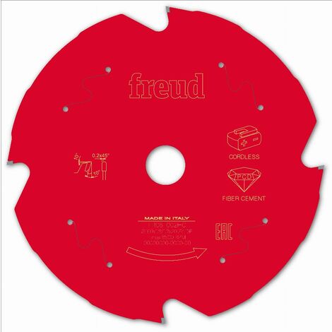 FREUD Lame de scie circulaire diamant sans-fil pour fibrociment