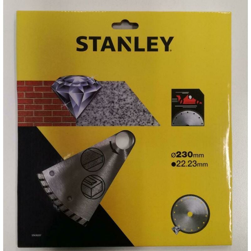 Stanley - diamond blade 230x22,2mm sta38207-xj
