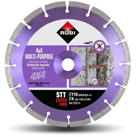 Lame Diamant Stt Ø115mm Superpro 30974 Rubi