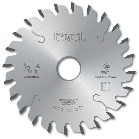 Lame d'inciseur conique industriel FREUD - Ø200 4,3-5,5/3,2 AL45 Z36 conique - F03FS02676 -LI25M43PE3