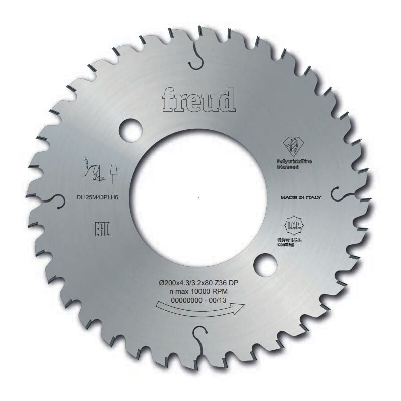 Freud - Lame d'inciseur extensible standard Ø120 2,8-3,6 AL50 Z12+12 - F03FS02512 -LI16M PF3
